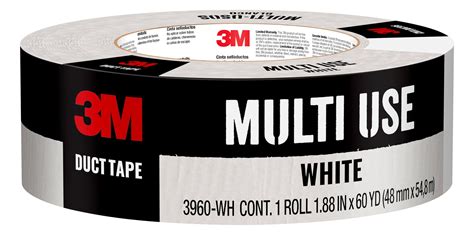 3m Scotch White Duct Tape 188 Inches X 60 Yards 3960 Wh 1 Roll