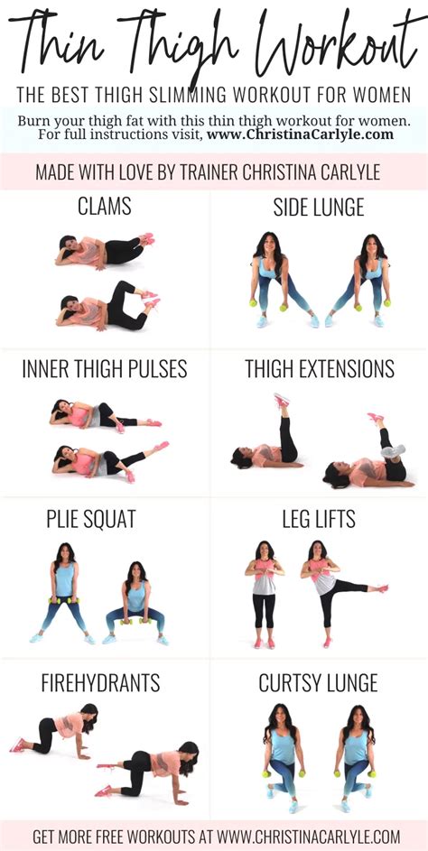 Thin Thigh Workout The Best Fat Burning Thigh Exercises