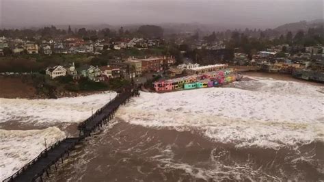 Deadly California Storm Damages Capitola Wharf