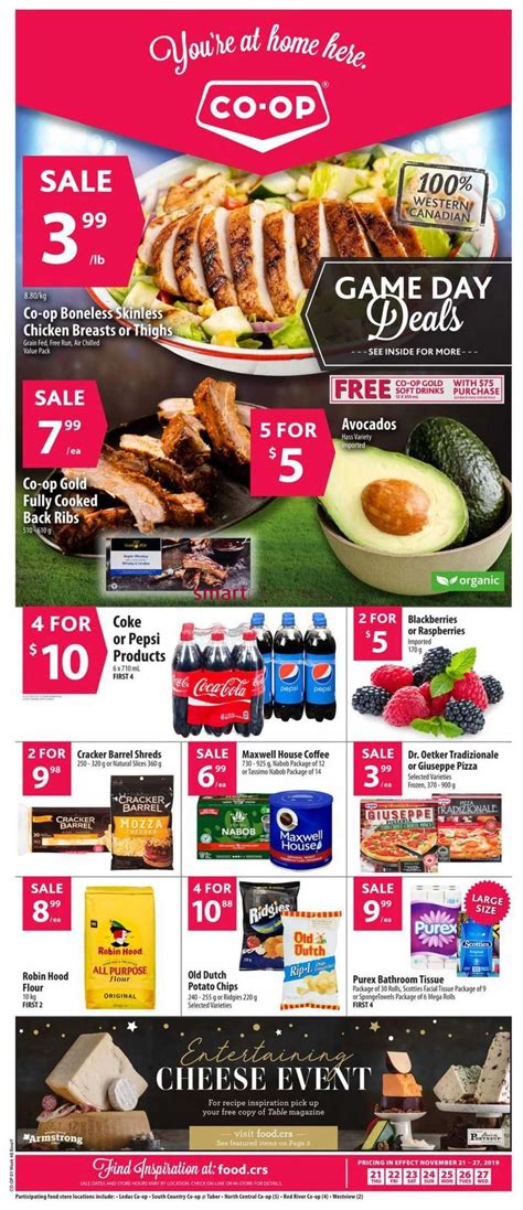 Select lorette food store, 11 laramee drive, lorette, mb, 1482 km. Co-op (West) Food Store Flyer November 21 to 27