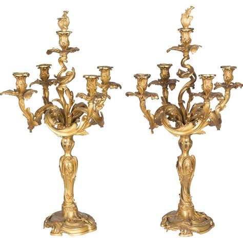 Pair Of Louis Xv Bronze Candélabres Perfect For Your Diner Party