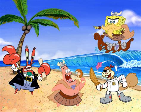 American Top Cartoons Spongebob Squarepants Characters