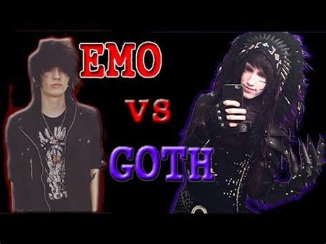 Unterschied zwischen Goth und Emo Vergleichen Sie den Unterschied zwischen ähnlichen Begriffen