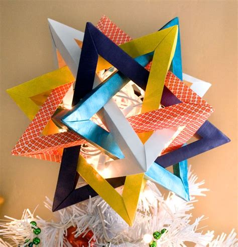 Origami Star Tree Topper