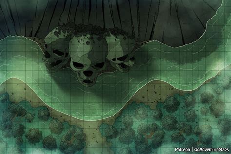 The Skull River Public Patreon Fantasy Map Dungeons And Dragons