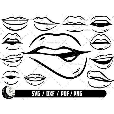 Lips Svg Bundle Kiss Svg Sexy Lips Svg Digital Downloa Inspire Uplift