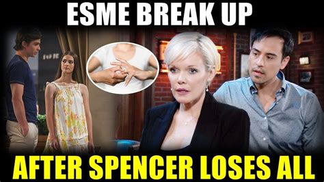 spencer and esme break up after spencer loses cassadine fortune general hospital spoilers youtube