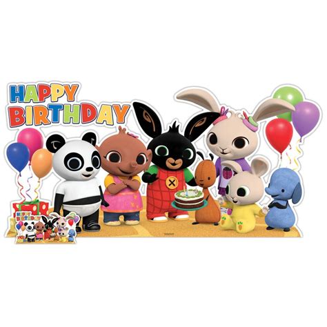 Bing Birthday Party With Friends Official Cardboard Cutout Standee On