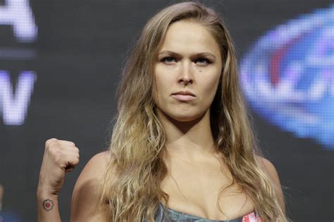 Female Fighter Rowdy Ronda Rousey Takes On Hollywood Wsj