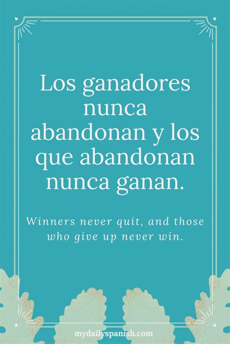 A summary of work to be done with a set price. The Best Spanish Motivational Quotes