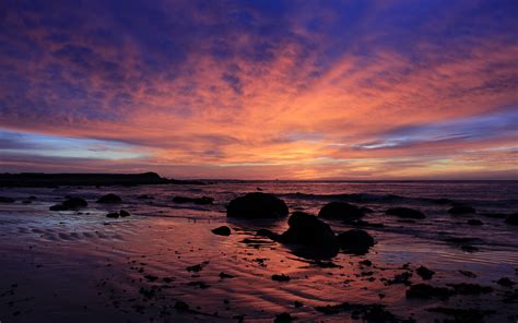 Beautiful Beach Sunrise By Calbrown
