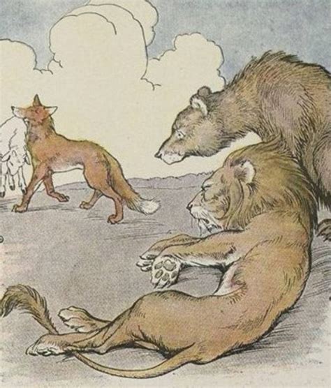 Aesop S Fables The Lion The Bear And The Fox