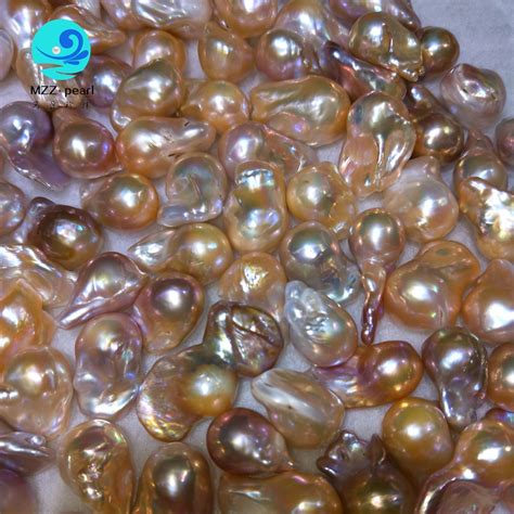17x19mm Aaa Top Quality Large Size Natural Baroque Freshwater Loose