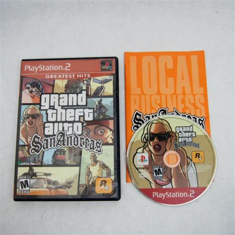 Grand Theft Auto San Andreas Greatest Hits Playstation 2 Ps2