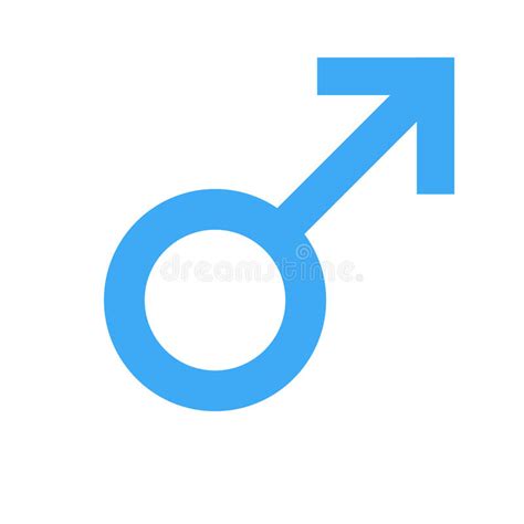 Sex Symbol Gender Man Symbol Male Abstract Symbol Vector Illustration Stock Illustration