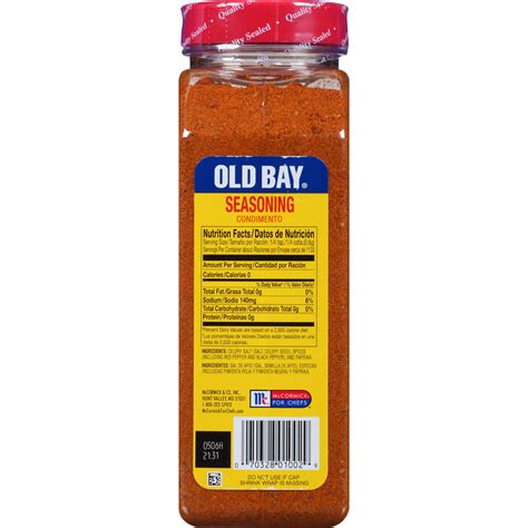 Old Bay Seasoning 24 Oz One 24 Ounce Container Of Old Bay All Purpose Seasoning With Unique