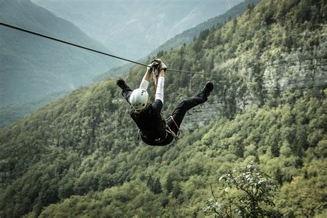 Zip Line In Bovec Slovenia River Rafter English