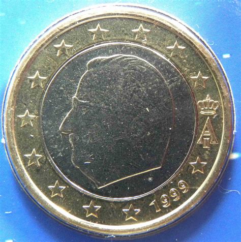Belgique 1 Euro 1999 Pieces Eurotv Le Catalogue En Ligne Des Monnaies