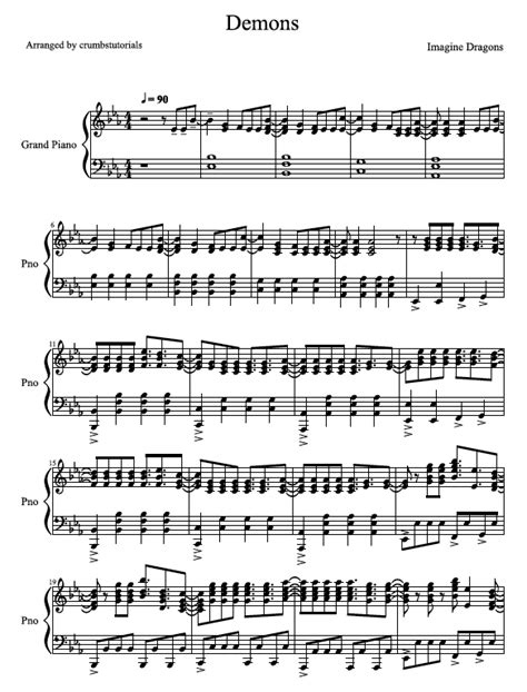 Pa browse all imagine dragons sheet music. Printpiano.com | Sheet music, Imagine dragons, Piano songs