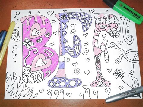 Si vous passez par là, n'hésitez pas à vous abonner pour être informé de mes nouvelles vidéos bff migliori amiche disegno colorare biglietto ragazza adulti