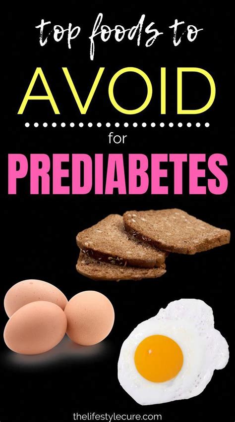 Top Foods To Avoid For Prediabetes