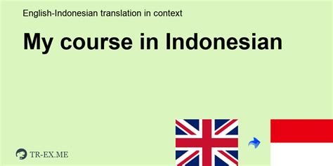Bahasa Indonesia Course Brain