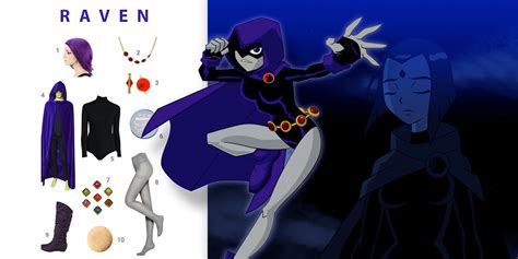 Pin On Nerd Alert Caraele Dc Comics Superheroes Cos Crow Teen Titan Raven Cosplay Costume