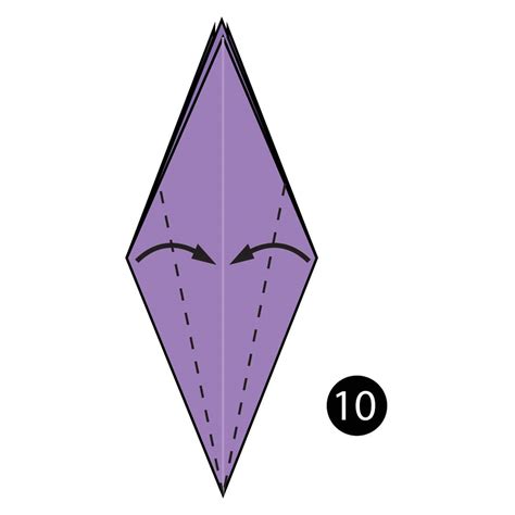 How To Fold A Traditional Origami Iris
