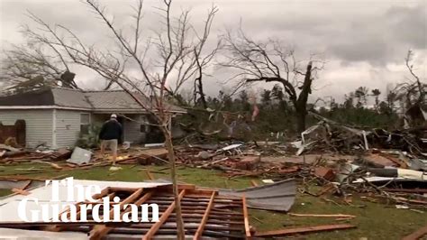 Homes Destroyed In Alabama Tornadoes Youtube