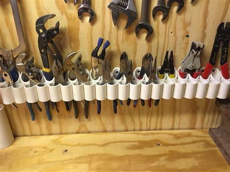 My pliers storage. | Garage organization diy, Garage organization, Garage tool organization