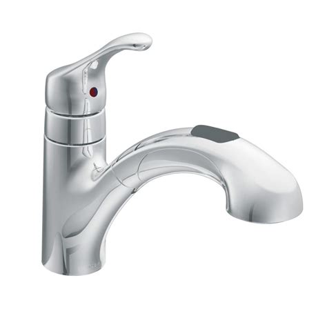 Diamond seal technology is less hassle to install and helps your faucet perform like new for life, reducing leak points and lasting twice as long as the industry standard Moen CA87316C Chrome Pullout Spray from the Renzo Collection - FaucetDirect.com