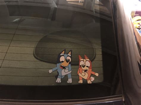 My Daughter Said Our Car Needed A Bluey Sticker So I Made One Rbluey