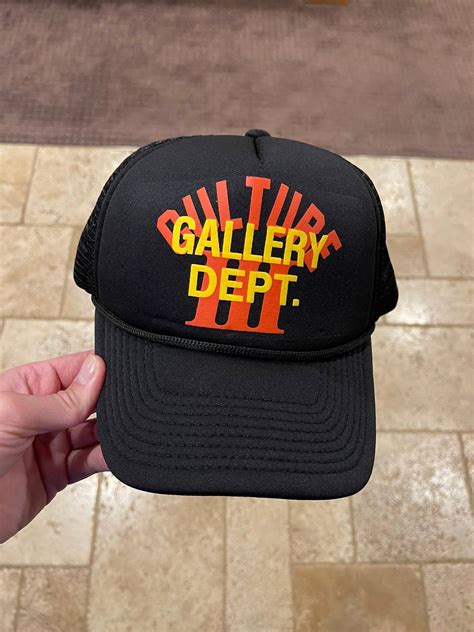 Gallery Dept Gallery Dept X Migos Culture Iii Black Trucker Hat Grailed