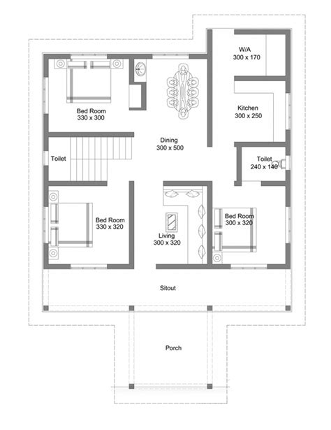 15 Single Floor House Plans With Dimensions