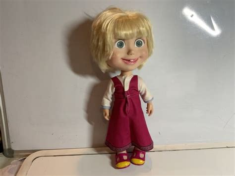 Masha And The Bear 12 Inch Giggle And Play Masha Interactive Doll For Sale Online Ebay