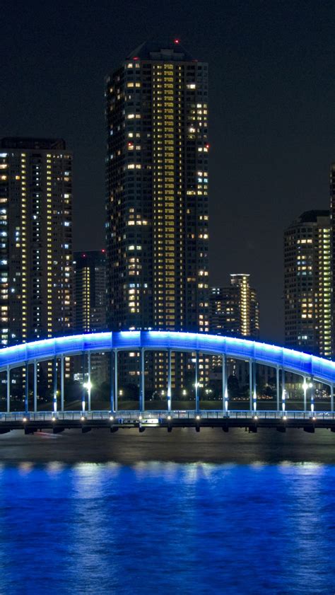 640x1136 Bridge Eitai Tokyo Japan Iphone 55c5sse Ipod Touch