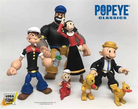Popeye Characters Olive Oil