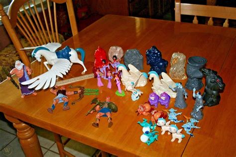 Vintage Disneys Hercules Toys From 90s Used Over 26 Pc Some Mcdonald