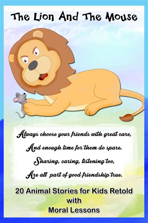 The Lion And The Mouse Moral Story For Kids In 2020 Moral Stories