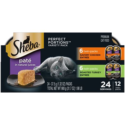 Sheba Perfect Portions Poultry Entrees Pate Variety Pack Adult Wet Cat Food Trays Customer