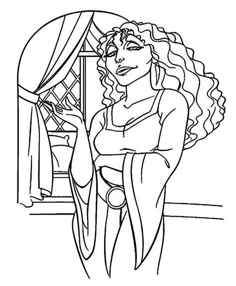 Mother Gothel Drawing Coloring Pages Coloring Cool The Best Porn Website