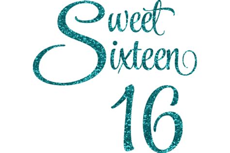 Sweet 16 Girls Clip Art