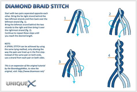 Plus, a handmade paracord bracelet can make a nice diy gift idea. Unique Ropecraft: How to Tie the Diamond Braid Stitch