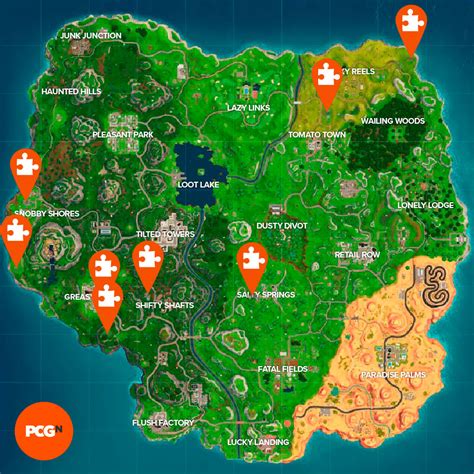 Help support & rank creators by liking their maps. All Fortnite Jigsaw Puzzle Pieces locations: where to ...