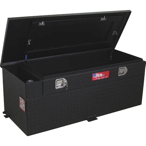 Rds Aluminum Auxiliary Fuel Tank Toolbox Combo — 51 Gallon Rectangular