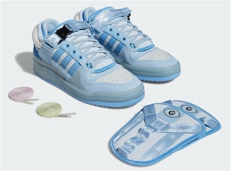 Bad Bunny X Adidas Release ‘blue Tint Forum Buckle Low New Shoes