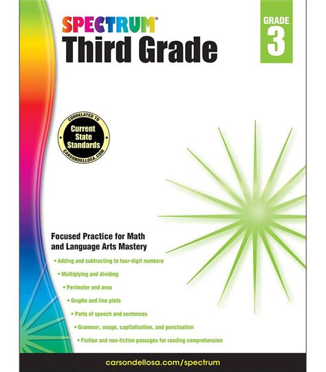 Sunny days and warm summer nights make the city as vibrant as it gets. Spectrum Third Grade Math Language Arts 3