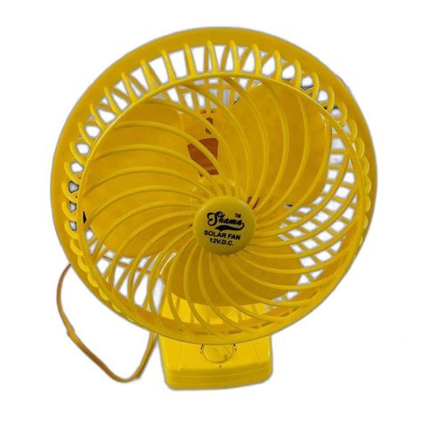 Yellow Fibre Solar Dc Table Fan At Rs 450 In Lucknow Id 2850511813397