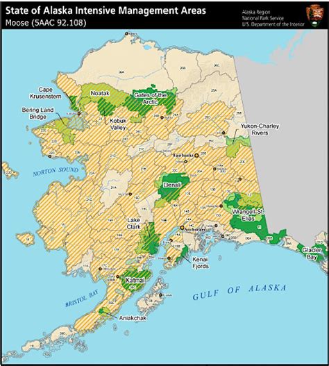 Alaska National Parks Map