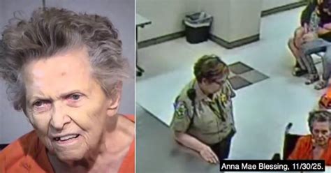 Anna Mae Blessing 92 Charged With Murdering Son Because He Was Going To Put Her In A Nursing Home
